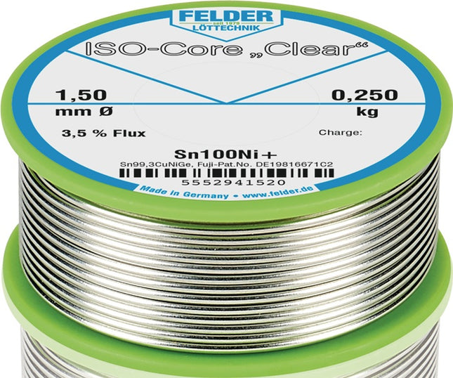 Fil à souder FELDER ISO-Core® Clear 1,5 mm (4000872823)