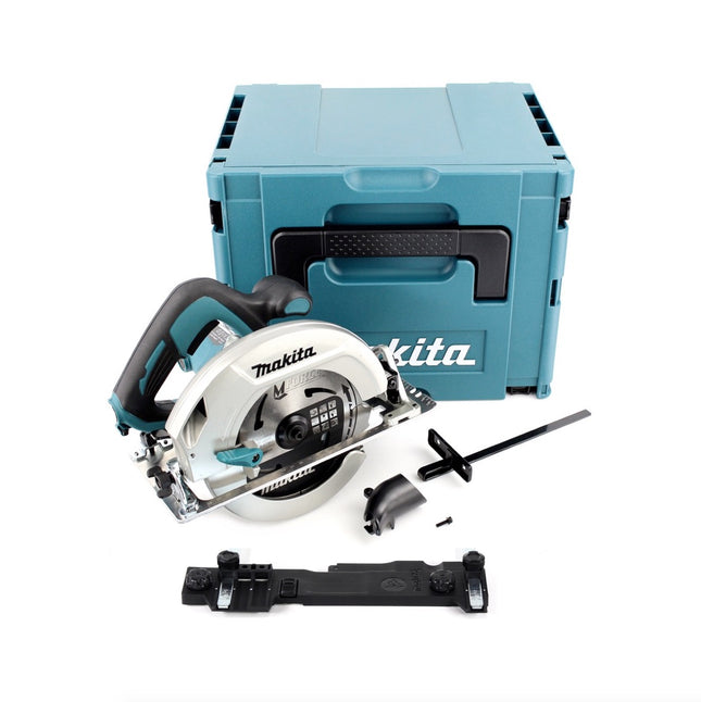 Makita HS 7601 J 1200 W Handkreissäge im Makpac mit 190 mm MForce Sägeblatt + Makita Führungsschienenadapter C - Toolbrothers