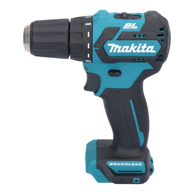 Makita DF 332 DSM1E cordless drill driver 12 V max. 35 Nm brushless + 1x rechargeable battery 4.0 Ah + charger + case