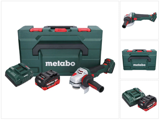 Metabo WVB 18 LTX BL 15-125 Quick cordless angle grinder 18 V 125 mm brushless + 1x rechargeable battery 8.0 Ah + charger + metaBOX