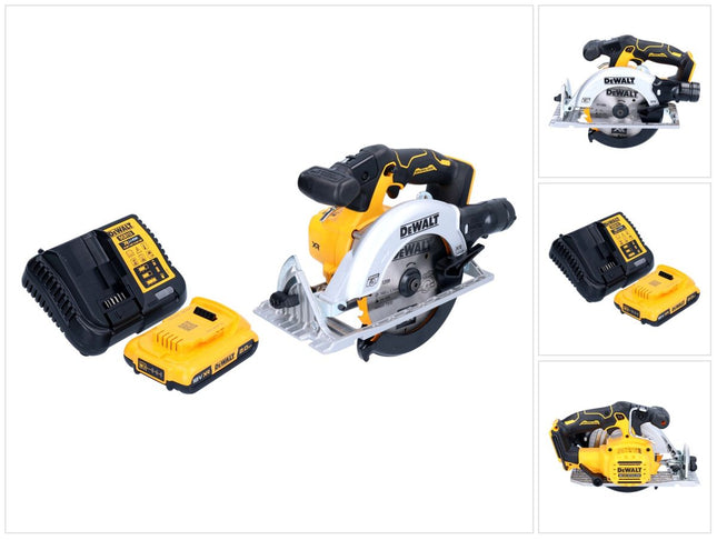 DeWalt DCS 565 D1 Cordless Circular Saw 18 V 165 mm Brushless + 1x rechargeable battery 2.0 Ah + charger