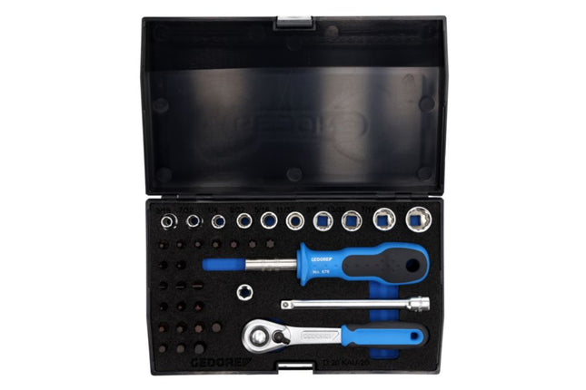 GEDORE socket spanner set D 20 KAU-20 37-piece 1/4 ″ ( 4000770667 )