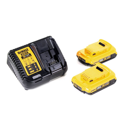 DeWalt DCG 412 D2 Akku Winkelschleifer 18V 125mm + 2x Akkus 2,0Ah + Ladegerät in TSTAK II Box - Toolbrothers