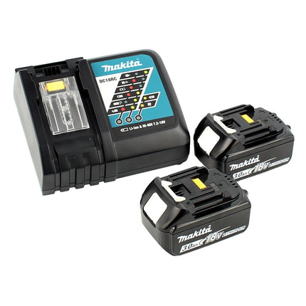 Makita DCL 182 RF Akku Staubsauger 18 V + 2x Akku 3,0 Ah + Ladegerät - Toolbrothers