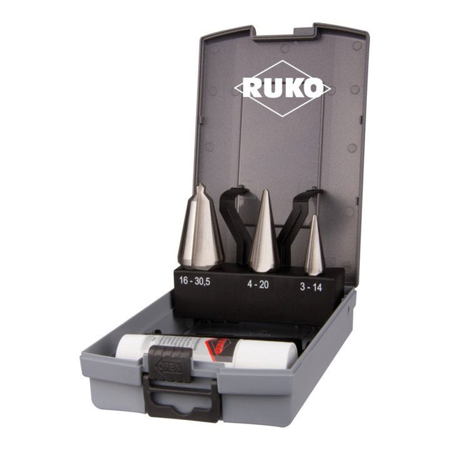 RUKO sheet metal peel drill set 3-14 / 5-20 / 16-30.5 mm ( 4000601698 )