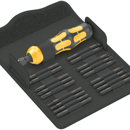 WERA Schraubendrehersatz KK 900 Set 1 19-teilig PH/PZD/TX/6-Kant/Schlitz ( 4000827283 )