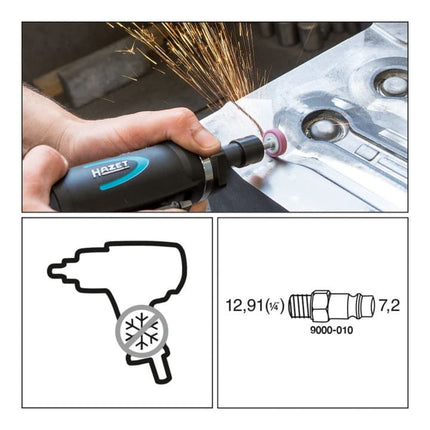HAZET pneumatic die grinder 9032P-1 22000 min-¹ ( 4000898933 )