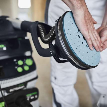 Festool STF D225/128 P80 GR/5 Schleifscheibe Granat ( 205665 ) für Langhalsschleifer PLANEX LHS 2 225 EQ(I), PLANEX 225 EQ, PLANEX LHS-E 225 easy, PLANEX LHS 2-M 225 EQ