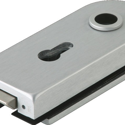 DORMA-GLAS Glastürschloss STUDIO Rondo Leichtmetall silber eloxiert ( 3000254471 )