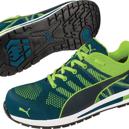 PUMA Sicherheitsschuh Elevate Knit GREEN LOW Größe 43 blau/grün ( 4000374623 )