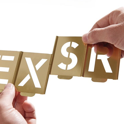 KUKKO Signierschablonensatz 327 Buchstaben A - Z ( 4000871688 )