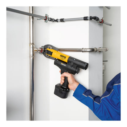 Rems Mini Press 14V ACC Basic Pack Akku Radialpresse 14,4 V 22 kN ( 578013 R220 ) + 1x Akku 2,5 Ah + Ladegerät + L-Boxx