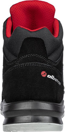 ALBATROS Sicherheitsstiefel CLIFTON MID Größe 43 schwarz/rot ( 4300700683 )