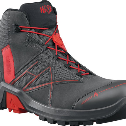 HAIX Sicherheitsstiefel Connexis® GTX mid Größe 6,5 (40) grau/rot ( 4721000570 )