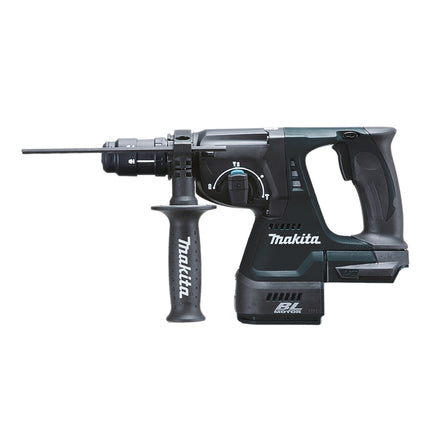 Makita DHR 243 F1J B martillo combinado a batería 18 V 2.0 J SDS-Plus negro + 1x batería 3.0 Ah + portabrocas de cambio rápido + Makpac - sin cargador