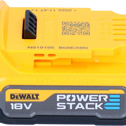 DeWalt DCF 891 NT Clé à choc 18 V 1084 Nm 1/2'' Brushless + 1x batterie Powerstack 1,7 Ah + TSTAK - sans chargeur