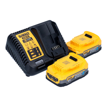 DeWalt DCF 961 E2T cordless impact wrench 18 V 1632 Nm 1/2" brushless + 2x Powerstack battery 1.7 Ah + charger + TSTAK