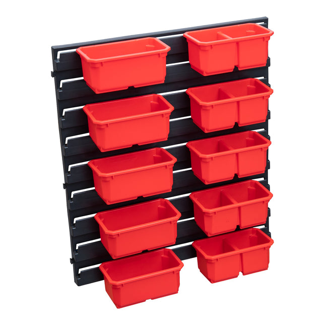 Toolbrothers RHINO Container Set No. 3 Workshop wall with 10 containers for L Organiser height M+ / L and L Drawer 3