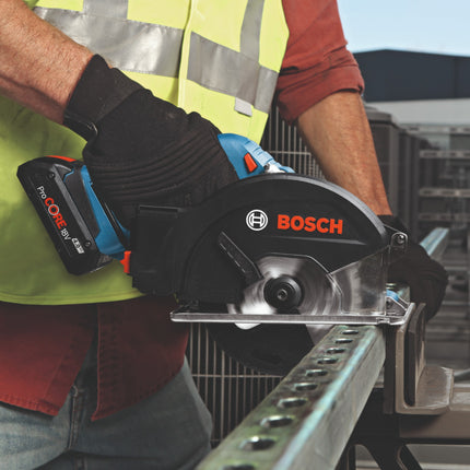 Bosch GKM 18V-50 Professional Akku Metall Handkreissäge 18 V 136 mm Brushless + 1x Akku 4,0 Ah + L-Boxx - ohne Ladegerät