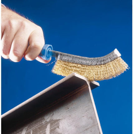 PFERD Handbürste HBG 10 MES ( 8000430766 ) Länge 265 mm Besatzlänge 25 mm