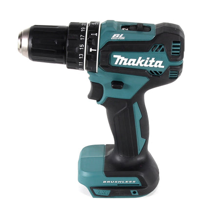 Makita DHP 485 RMJ 18 V Li-Ion Akku Schlagbohrschrauber im Makpac + 2 x 4,0 Ah Akku + Ladegerät