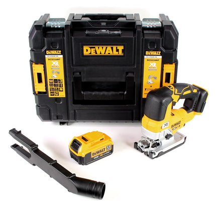 DeWalt DCS 334 NT Akku Pendelhub Stichsäge 18V Brushless + 1x Akku 4,0Ah + TSTAK - ohne Ladegerät