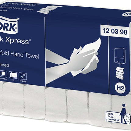 TORK Handtuch Tork Xpress® 120398 ( 9000474208 ) 2-lagig, Advanced Qualität weiß passend für 9000 474 202