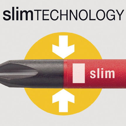 Wiha Wechselklinge SlimBit electric ( 4000793015 ) Schlitz 2,5 x 75 mm