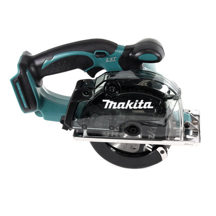 Makita DCS 552 M1 18 V Akku Metall Handkreissäge 136 mm + 1x 4,0 Ah Akku - ohne Lader + Sägeblatt und Schutzbrille - Toolbrothers