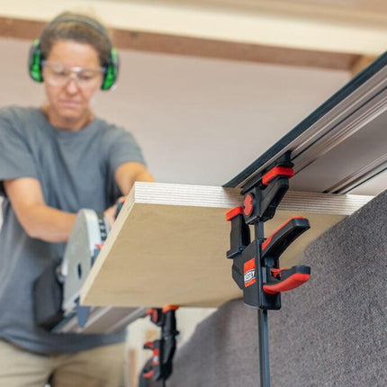 Bessey Einhandtischzwinge EZR ( 4000831639 ) Spannweite 150 mm Spreizweite 120 - 310 mm