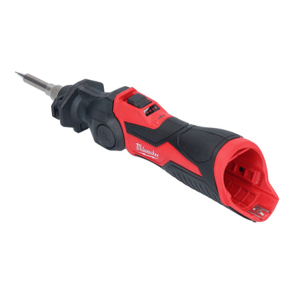 Milwaukee M12 SI-202 Akku Lötkolben 12 V 400 °C arretierbarer Kopf + 2x Akku 2,0 Ah + Ladegerät