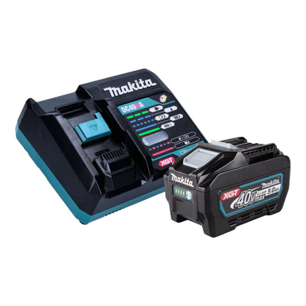 Makita GA 044 GT101 Akku Winkelschleifer 40 V max. 125 mm X-LOCK Brushless + 1x Akku 5,0 Ah + Ladegerät + Makpac