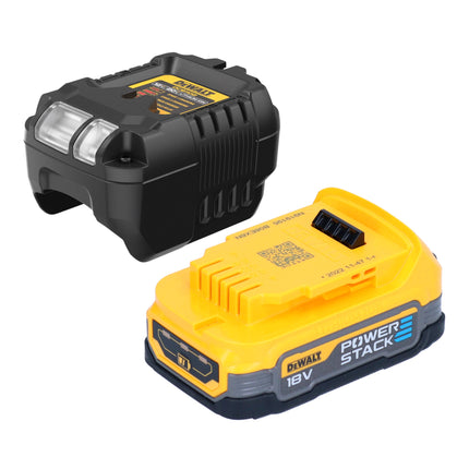 DeWalt DCD 791 E1 Akku Bohrschrauber 18 V 70 Nm Brushless + 1x Powerstack Akku 1,7 Ah + Ladegerät