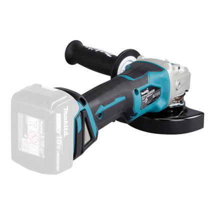 Makita DGA 520 T1JX1 Akku Winkelschleifer 18 V 125 mm X-LOCK Brushless + 1x Akku 5,0 Ah + Makpac - ohne Ladegerät