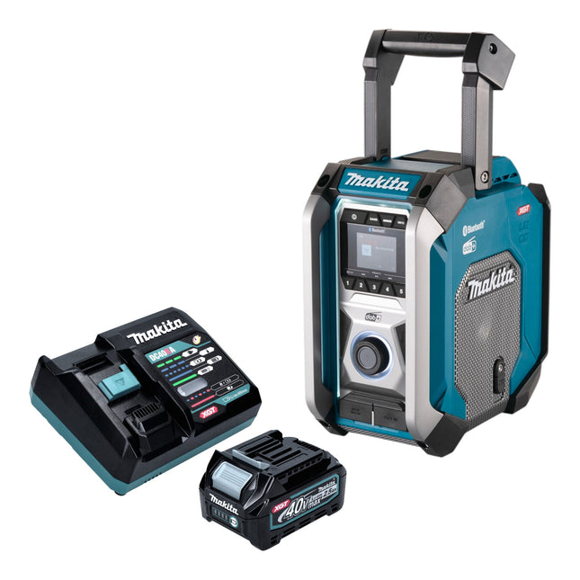 Makita MR 007 GD101 Akku Baustellenradio 12 40 V max Bluetooth DAB USB 1x Akku 2 5 Ah Ladegeraet 0 - toolbrothers