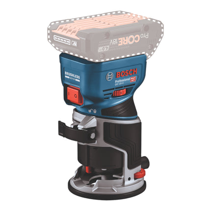 Bosch GKF 18V 8 Professional Akku Kantenfraese 18 V 8 0 mm Brushless 1x Akku 5 0 Ah ohne Ladegeraet 3 - toolbrothers