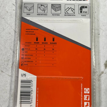 WellCut MT 4 Multi Tool Werkzeugklingen Set 4 teilig Universal Zubehoer OIS Long Life Neuwertig 2 - toolbrothers