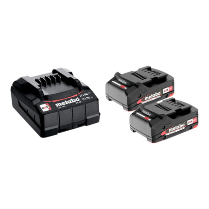 Metabo Basis Set 2x Li Power Akkupack 18 V 2 0 Ah Akku SC 36 Ladegeraet 685161000  0 - toolbrothers