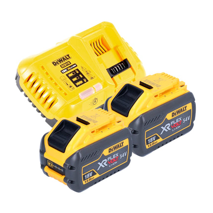 DeWALT DCS 578 Y2T Akku Kreissaege 54V XR FlexVolt 190 mm Brushless 2x Akku 12 0 Ah Ladegeraet TSTAK 2 - toolbrothers