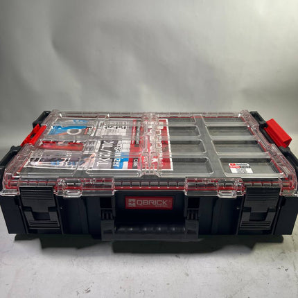 Qbrick System ONE Organizer 2XL 2 0 MFI stapelbar 582 x 387 x 172 mm 19 5 l IP66 mit Schaumstoffeinlage Beschaedigt 1 - toolbrothers