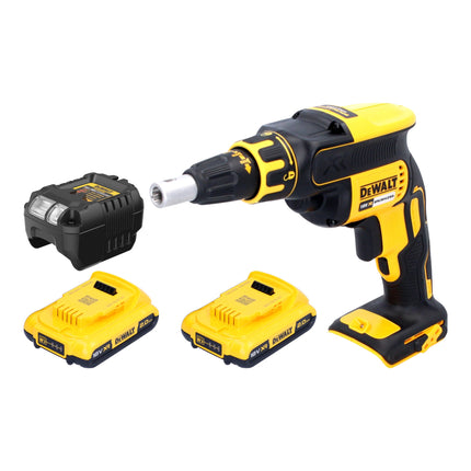 DeWalt DCF 620 D2 Akku Trockenbauschrauber 18 V 30 Nm Brushless 2x Akku 2 0 Ah Ladegeraet 0 - toolbrothers