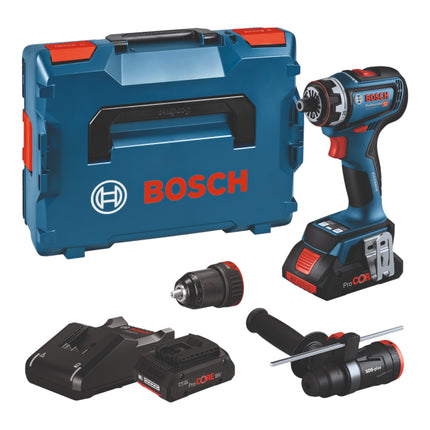 Bosch GSR 18V 90 FC Professional Akku Bohrschrauber 18 V 64 Nm 06019K6205 2x ProCORE Akku 4 0 Ah Ladegeraet L Boxx 0 - toolbrothers