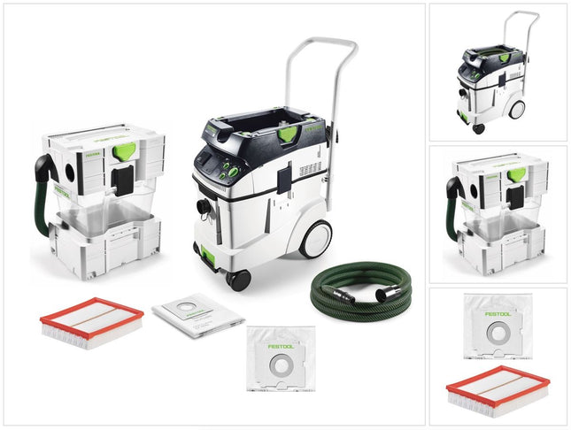 Festool CTM 48 E CLEANTEC Absaugmobil 48l Staubkl. M ( 574992 ) + Vorabscheider + Filter - Toolbrothers
