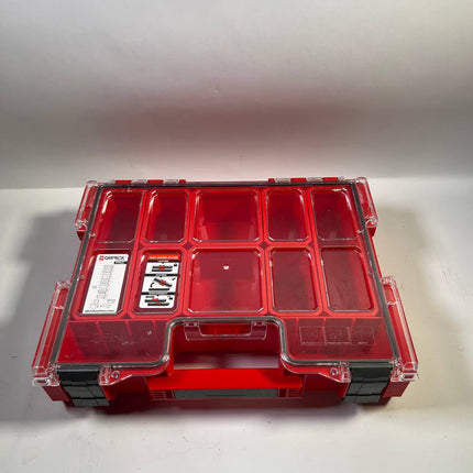 Qbrick System PRO Organizer 300 RED ULTRA HD stapelbar 452 x 358 x 110 mm 9 l IP54 mit 8 Inlays Unvollstaendig 0 - toolbrothers