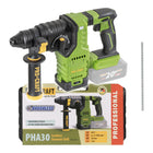 Procraft PHA30 bb c Akku Bohrhammer 20 V 2 8 J SDS plus Brushless Koffer ohne Akku ohne Ladegeraet 0 - toolbrothers