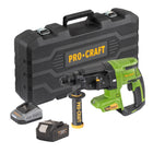 Procraft PHA40bb c Akku Bohrhammer 20 V 2 6 J SDS plus Brushless 1x Akku 4 0 Ah Ladegeraet Koffer 0 - toolbrothers