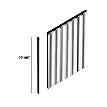 Makita Stauchkopfnagel Brads 50mm 5000 Stück galvanisiert ( F-31957 ) für Makita Nagler DBN500/AF505/AF506 - Toolbrothers