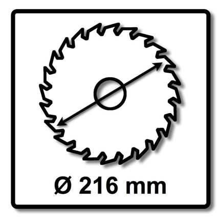 Festool 3x Feinzahn Kreissägeblatt HW 216 x 2,3 x 30 mm W60 216 mm 60 Zähne ( 3x 500125 )