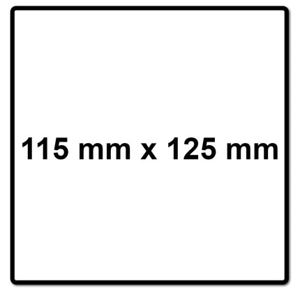 Mirka Goldflex Suave 115x125mm P320 400uds. (2x 2912707032) Rollo de almohadillas perforadas