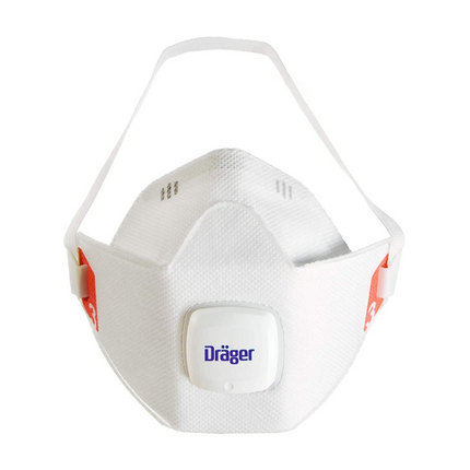 5x Dräger X-plore®1930 FFP3 Mundschutz Atemschutz mit Ventil Gr. M/L EN 149:2001 + A1:2009 - Toolbrothers